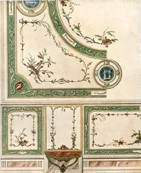 Entwurf für Deckendekoration, Italien, 1928