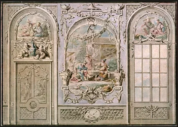 Entwurf für Wanddekoration, Italien, 1928