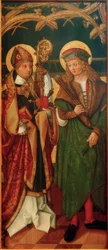 Die heiligen Augustinus und Sebastian