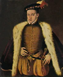 Don Carlos 1545-1568 - Gemälde von Sanchez Coello, 1934