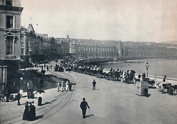Douglas - Gesamtansicht der Promenade, 1895