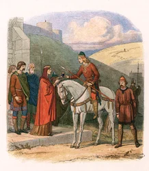Eduard der Märtyrer, englischer König des 10. Jahrhunderts, ca. 1860