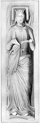 Abbild von Königin Eleonore, Gemahlin von Heinrich II., 13. Jahrhundert, 1910