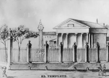 El Templete, Plaza de Armas, Havanna, Kuba, ca. 1910
