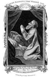 Elija erweckt den Sohn der Witwe, um 1808