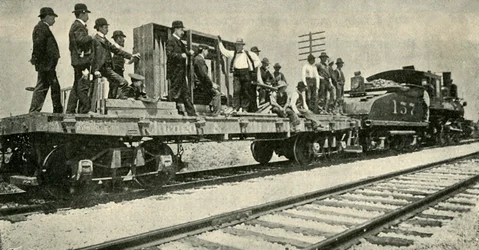 Auf dem Weg zum Freiluftstudio, 1901
