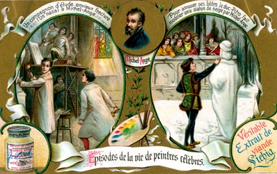 Episoden aus dem Leben berühmter Maler: Michelangelo, um 1900