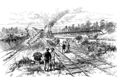Ausgrabungen am Panamakanal, 1888