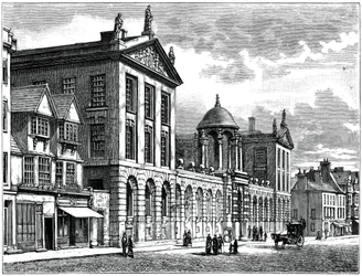 Fassade des Queens College, Universität Oxford