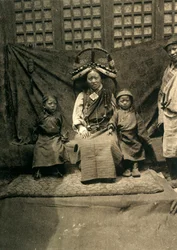 Familie des Gouverneurs von Tingri