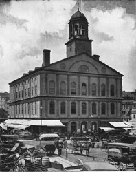 Faneuil Hall, Boston, USA, ca. 1900