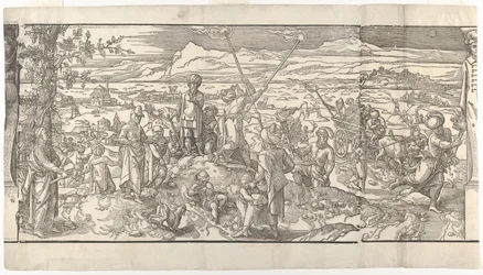 Fest des Neumondes aus dem Fries Ces Moeurs et fachons de faire de Turcz Customs ..., 1553