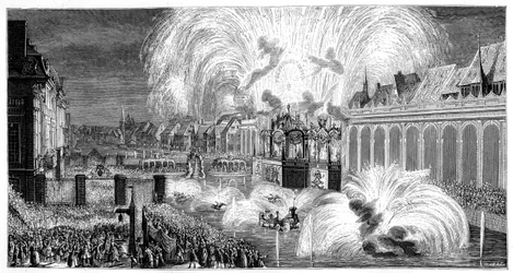 Feuerwerk, Straßburg, 1744, 1885
