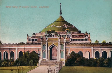 Grab des ersten Königs von Oudh. Lucknow, um 1900