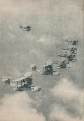 Flugboote und Wasserflugzeuge von Flugzeugträgern der Royal Navy, um 1936-1937