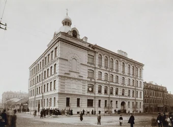Volksschule auf der Wassiljewski-Insel in Petersburg, 1897