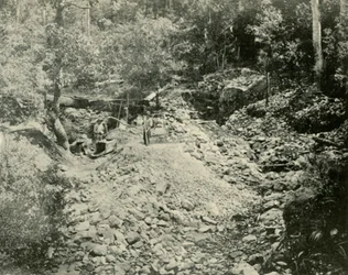 Goldsucher bei der Arbeit, 1901