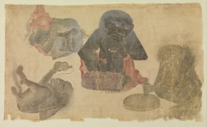 Vier gefangene Dämonen, 1470-1500