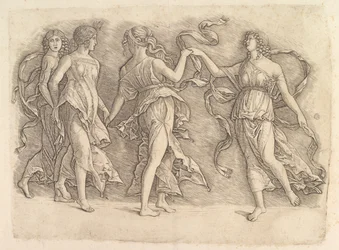 Vier tanzende Musen, ca. 1497