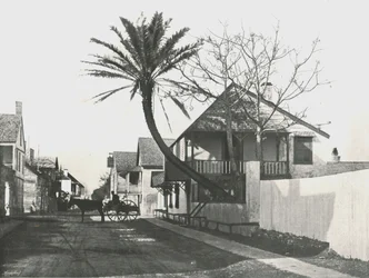 Francis Street, St. Augustine, USA, 1895