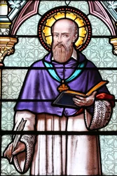 Franz von Sales. Er wurde bekannt für seinen tiefen Glauben und seinen sanften Ansatz zu den religiösen Spaltungen in seinem Land, die durch die protestantische Reformation entstanden, Monnetier-Mornex, Frankreich