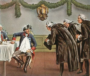 Friedrich der Große und die Männer von Greiffenberg, 1784, 1936