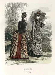 Freja illustrierte skandinavische Modezeitung 1885, Illustration Nr. 13