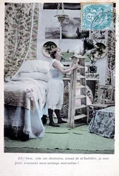 Französische Postkarte, ca. 1900
