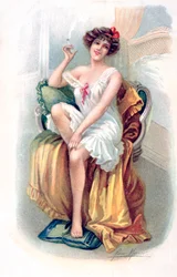 Französische Postkarte, ca. 1900