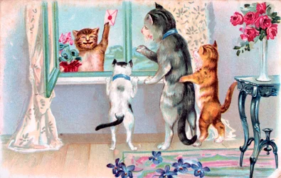 Französische Postkarte, ca. 1900