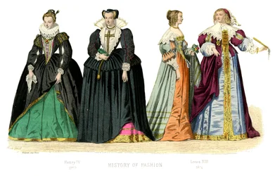 Französisches Kostüm: Heinrich IV., Ludwig XIII., 1882