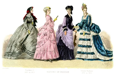 Französisches Kostüm: Napoleon III., Gegenwärtige Mode, 1882