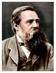 Friedrich Engels, deutscher Sozialist und Mitarbeiter und Unterstützer von Karl Marx, 1879