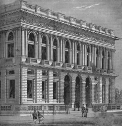 Vorderseite des Army and Navy Club, Westminster, London, ca. 1870-1878