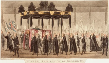 Trauerzug von Georg III., 1820