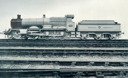 G.W.R. Express-Passagierlokomotive