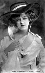 Gabrielle Ray 1883-1973, englische Schauspielerin, frühes 20. Jahrhundert