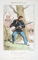 Garde Mobile der Departements, Belagerung von Paris, 1870-1871