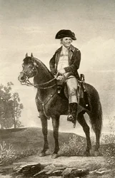 General Israel Putnam, zeigt die Uniform eines Kontinentaltruppen, ca. 1770, 1937