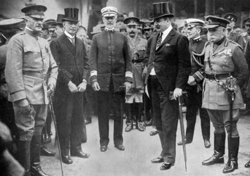General Pershing kommt in Liverpool an, 8. Juni 1917, ca. 1920