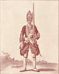 Gentleman, die 7. Royal Fusiliers 1742, 1742 1909