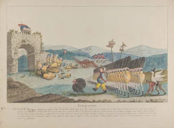 George III führt eine Armee von Krügen, 1794