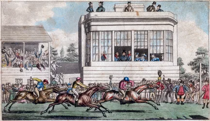 George IV und der Herzog von York, Die königliche Tribüne, Ascot, frühes 19. Jahrhundert
