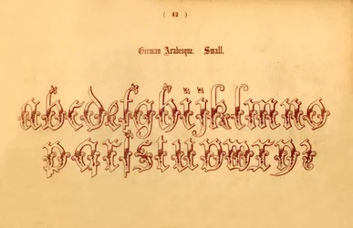 Deutsche Arabeske. Klein, 1862