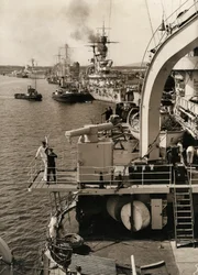 Besuch der deutschen Flotte in Swinemünde, 1933