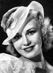 Ginger Rogers, amerikanische Schauspielerin, 1934-1935