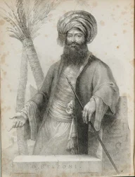 Giovanni Battista Belzoni 1778-1823 Frontispiz aus Narrative of the Operations and Recent Discoveries