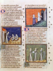 Almosen geben, 1393