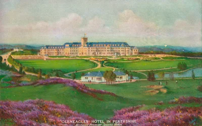 Gleneagles Hotel in Perthshire, ca. 1930
