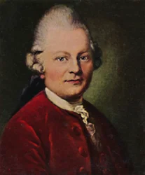 Gotthold Ephraim Lessing 1729-1781 - Gemälde von Anton Graff, 1934